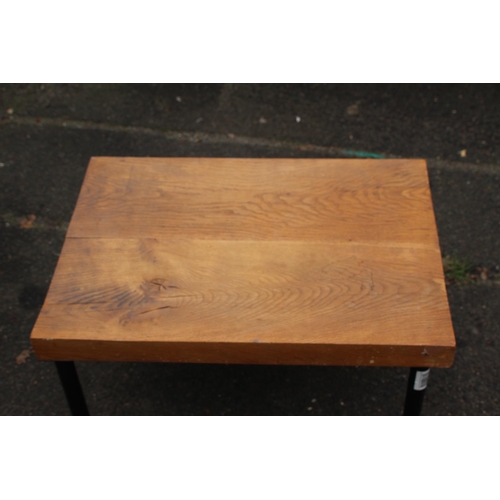 94 - NATURAL WOOD HAND MADE SIDE TABLE 
48 X 69 X 36CM