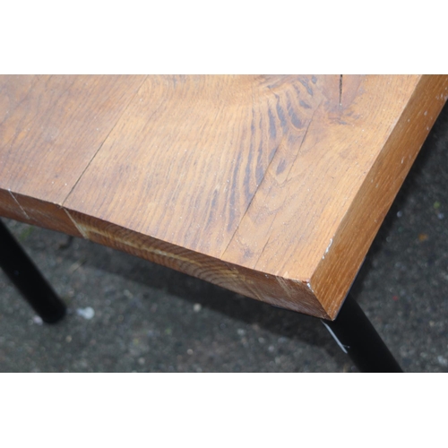 94 - NATURAL WOOD HAND MADE SIDE TABLE 
48 X 69 X 36CM