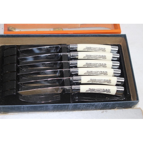 533 - 3 X SET OF NEW BOXED CUTLERY