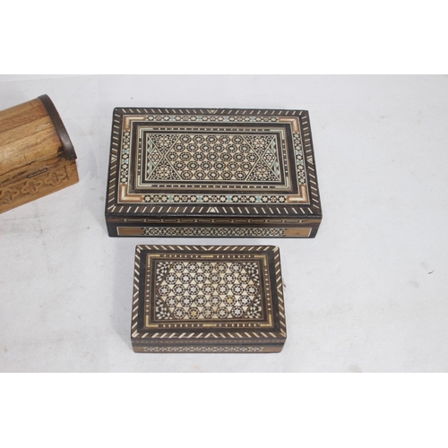 578 - 5 X ORNATE BOXES