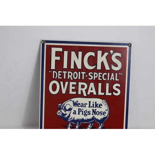 580 - FRINKS METAL AND ENAMEL SIGN
20 X 33CM