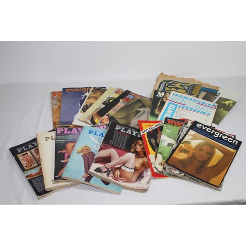 603 - QUANTITY OF VINTAGE ADULT MAGAZINES