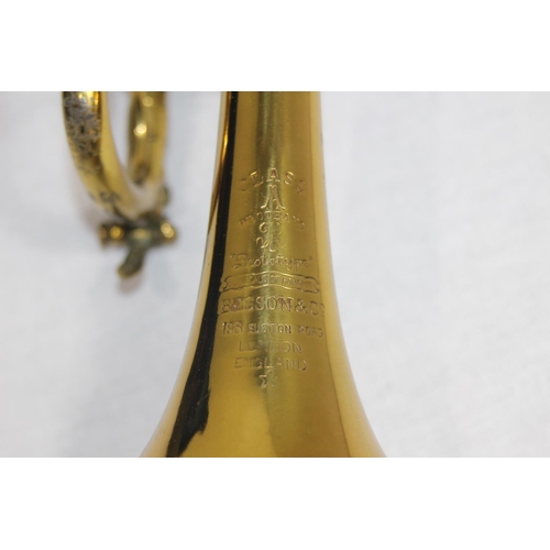 618 - BESSON & CO CLASS A PROTOTYPE TRUMPET AND RUDY MUCK MOUTHPIECE