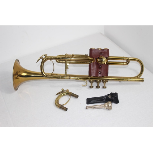 618 - BESSON & CO CLASS A PROTOTYPE TRUMPET AND RUDY MUCK MOUTHPIECE