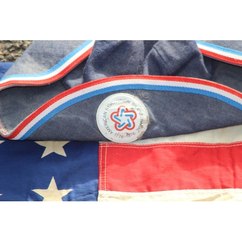 628 - VINTAGE AMERICAN FLAG ETC