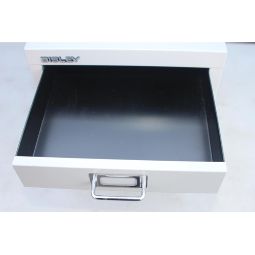 130 - SMALL BISLEY FILLING CABINET 
28 X 32 X 41CM