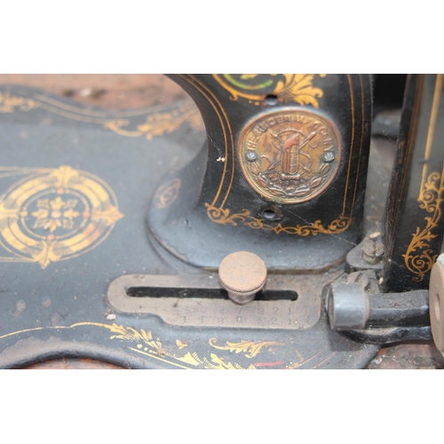 671 - VINTAGE SINGER SEWING MACHINE 150 YEARS OLD