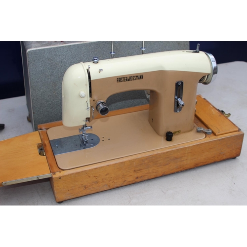 672 - RETRO FISTER AND ROSSMAN SEWING MACHINE