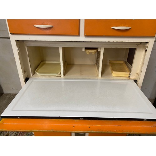 7 - 1950'S KITCHEN UNIT 
100 X 46 X 185CM