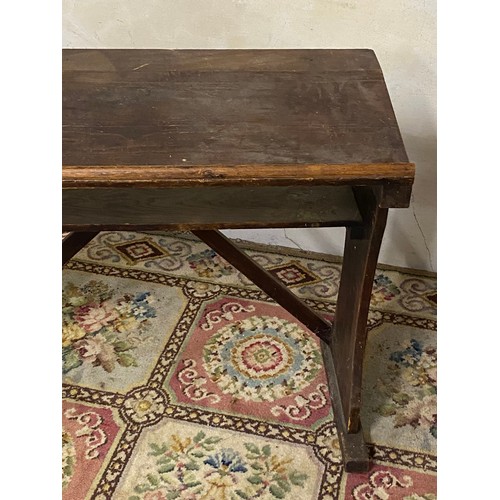 14 - EDWARDIAN DESK AND PENNY CHAIR
92 X 42 X 72CM