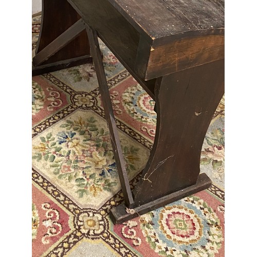 14 - EDWARDIAN DESK AND PENNY CHAIR
92 X 42 X 72CM