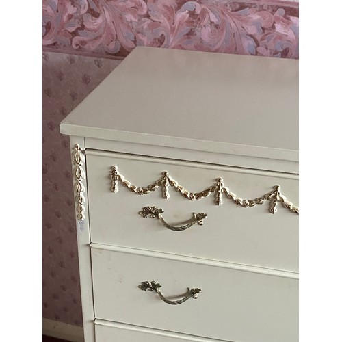 16 - QUEEN ANNE CHEST OF DRAWERS AND WARDROBES 
76 X 42 X 99CM AND 86 X 53 X 168CM