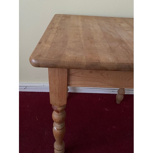 18 - PINE FARMHOUSE TABLE 
68 X 69 X 78CM