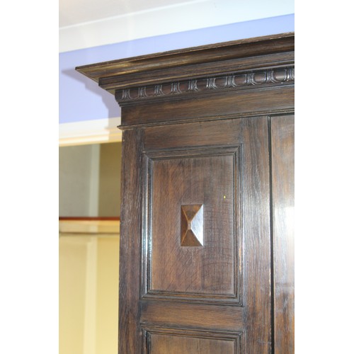 19 - EDWARDIAN WARDROBE 
120 X 52 X 198CM