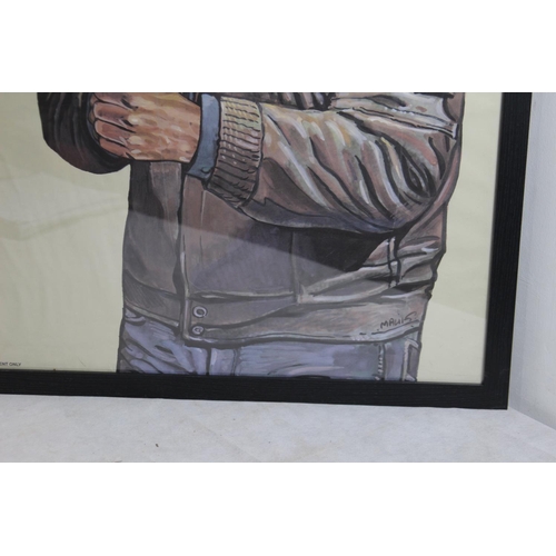 243 - ORIGINAL FRAMED MALIK SHOOTING TARGET
94 X 69CM