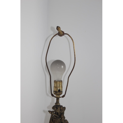 258 - ANTIQUE FIGURED LAMP
74CM