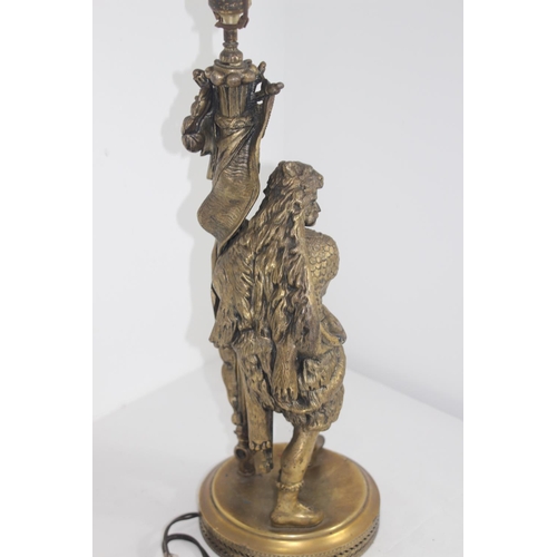 258 - ANTIQUE FIGURED LAMP
74CM