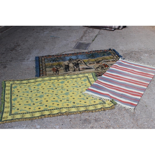 198 - 2 X RUGS AND THROW
180 X 115CM