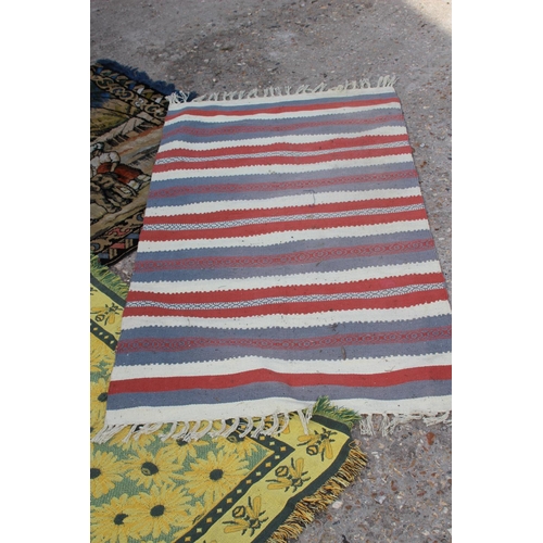 198 - 2 X RUGS AND THROW
180 X 115CM