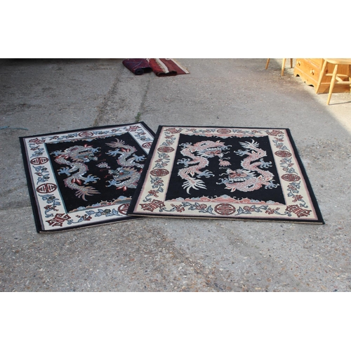 199 - 2 X ORIENTAL RUGS 
168 X 122CM