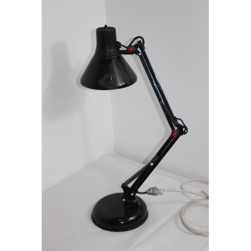 232 - BLACK ANGLEPOISE 
44CM