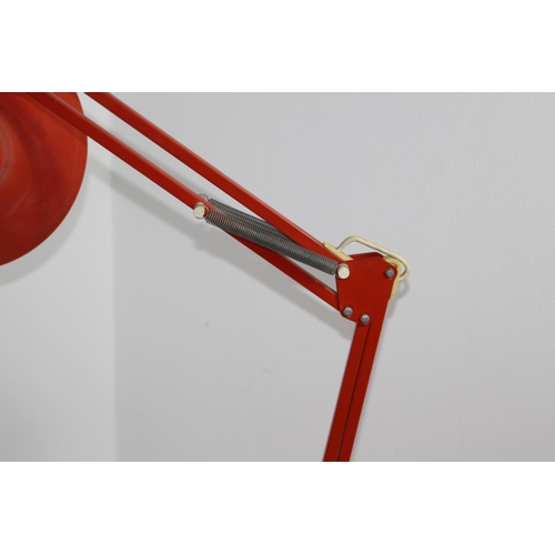 233 - VINTAGE RED ITALIAN ANGLEPOISE 
80CM