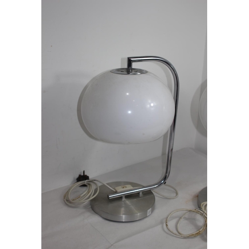 236 - PAIR OF RETRO LAMPS 
47CM