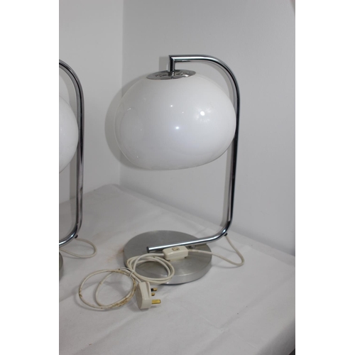 236 - PAIR OF RETRO LAMPS 
47CM