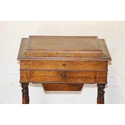 36 - ANTIQUE WORKBOX
50 X 40 X 65CM