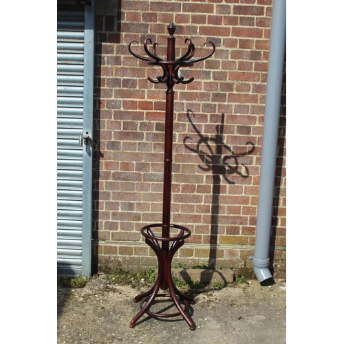 49 - WOODEN HAT STAND 
187CM