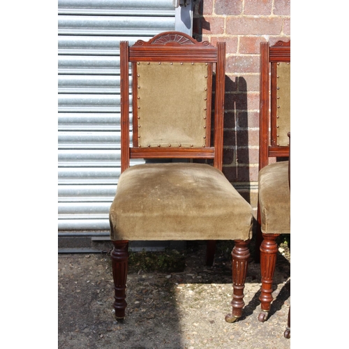 50 - 4 X EDWARDIAN CHAIRS 
48 X 95CM