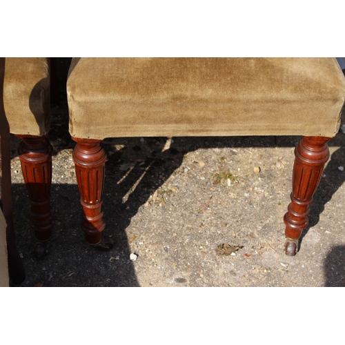 50 - 4 X EDWARDIAN CHAIRS 
48 X 95CM