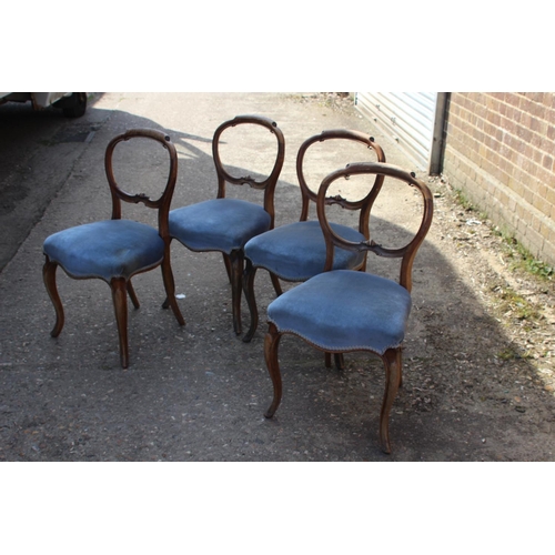 58 - 4 X EDWARDIAN CHAIRS