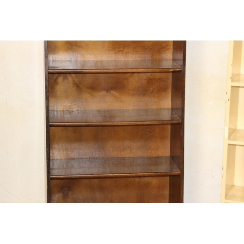 6 - 2 X VINTAGE BOOKSHELVES 
69 X 21 X 144CM