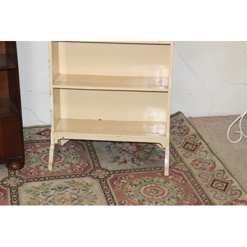 6 - 2 X VINTAGE BOOKSHELVES 
69 X 21 X 144CM