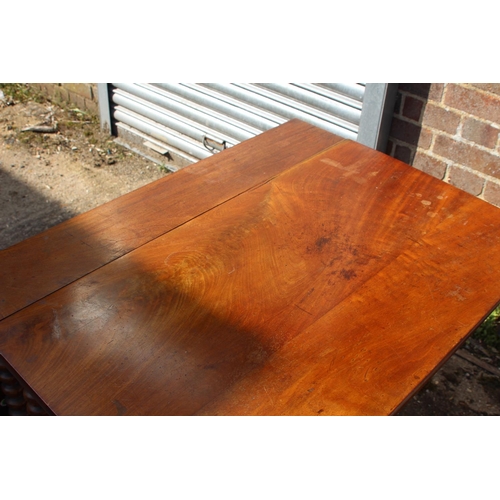 60 - VINTAGE DROP LEAF BARLEY TWIST TABLE 
87 X 69 X 110CM