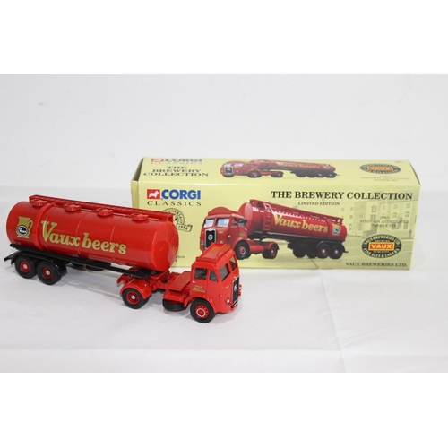 669 - CORGI 27901 ARTICULATED TANKER SET VAUX BEERS DIECAST MODEL WITH BOX