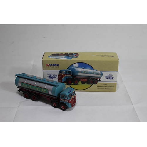 674 - CORGI 97162 ELLIPTICAL TANKER POLLOCK OF MUSSELBURGH DIECAST MODEL WITH BOX