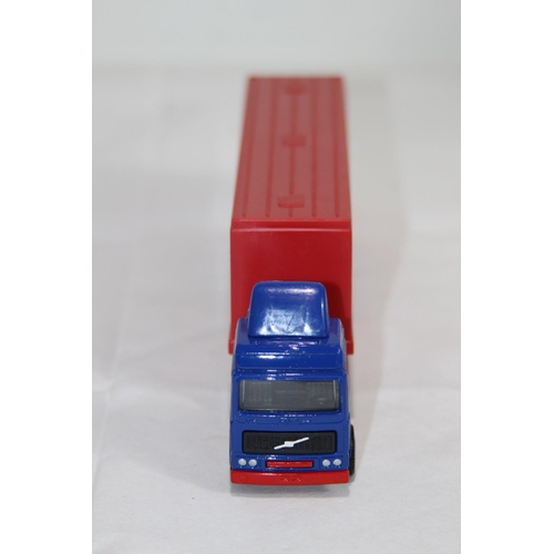 702 - CORGI VOLVO CONTAINER HULAHOOPS  DIECAST MODEL WITH BOX
