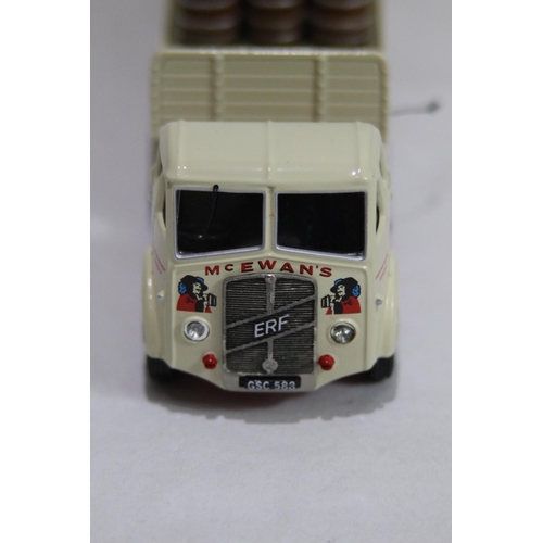 703 - CORGI 10001 ERF KN ARTIC TRAILER AND BARRELS DIECAST MODEL WITH BOX