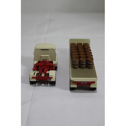 703 - CORGI 10001 ERF KN ARTIC TRAILER AND BARRELS DIECAST MODEL WITH BOX