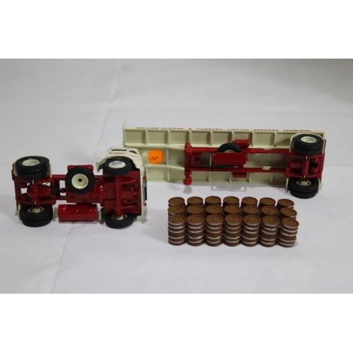 703 - CORGI 10001 ERF KN ARTIC TRAILER AND BARRELS DIECAST MODEL WITH BOX