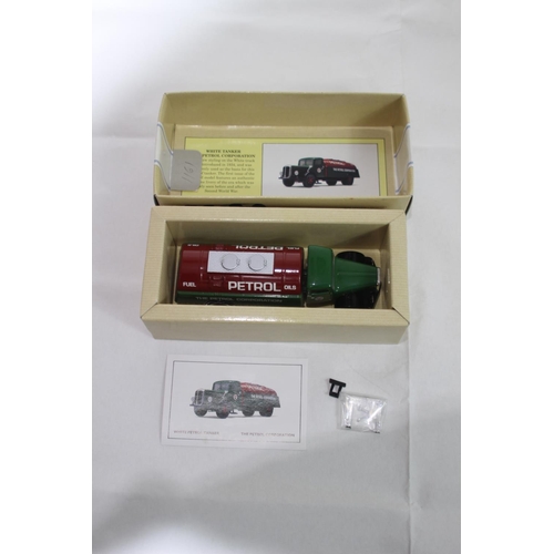 706 - CORGI 98449 WHITE PETROL TANK DIECAST MODEL WITH BOX