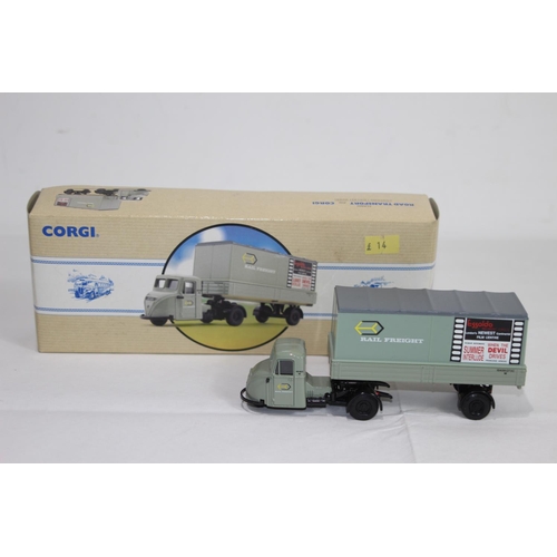 711 - CORGI 97913 SCARAB RAIL-FREIGHT  DIECAST MODEL WITH BOX