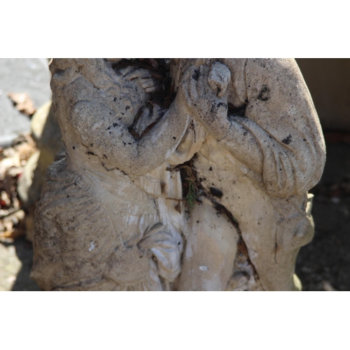 115 - LOVERS STONE GARDEN ORNAMENT
73CM