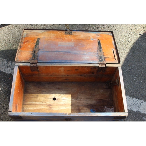 92 - 5 X VINTAGE WOODEN BOXES