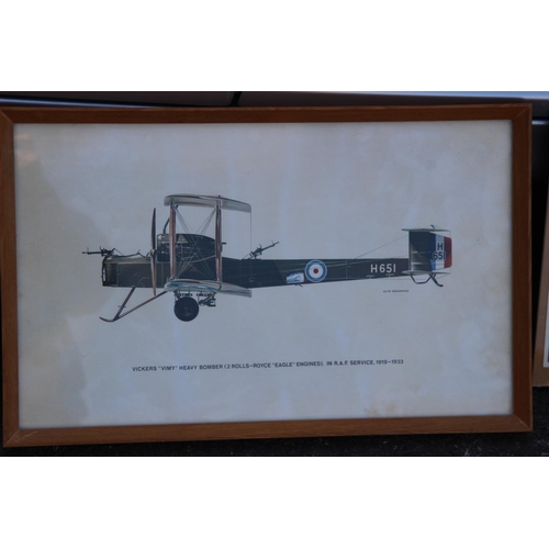 168 - QUANTITY OF AVIATION PICTURES 
54 X 44CM