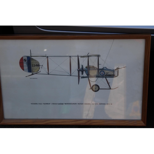 168 - QUANTITY OF AVIATION PICTURES 
54 X 44CM