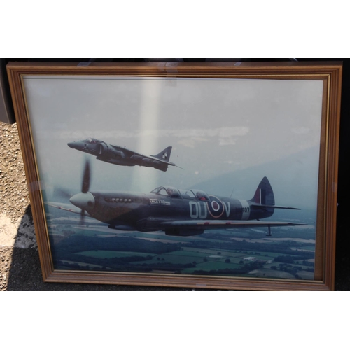 168 - QUANTITY OF AVIATION PICTURES 
54 X 44CM