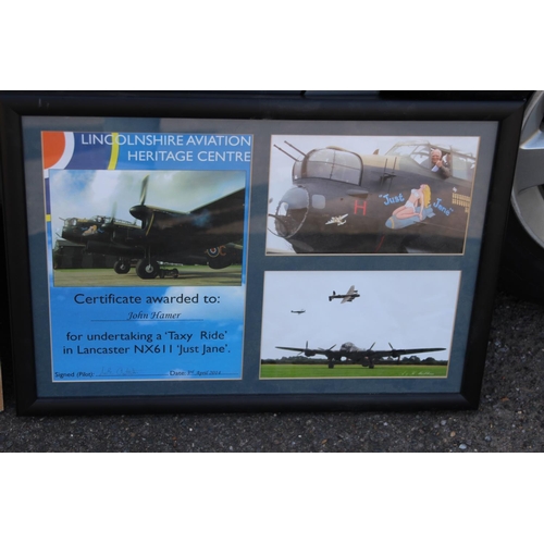 168 - QUANTITY OF AVIATION PICTURES 
54 X 44CM